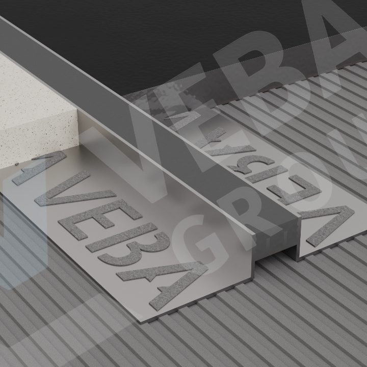 Dilatation profile with rubber